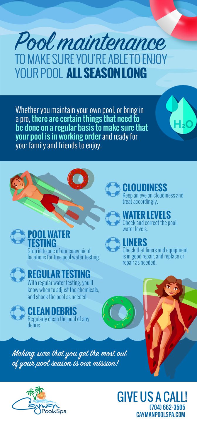 Pool Maintenance for Enjoying Your Pool All Season Long [infographic ...