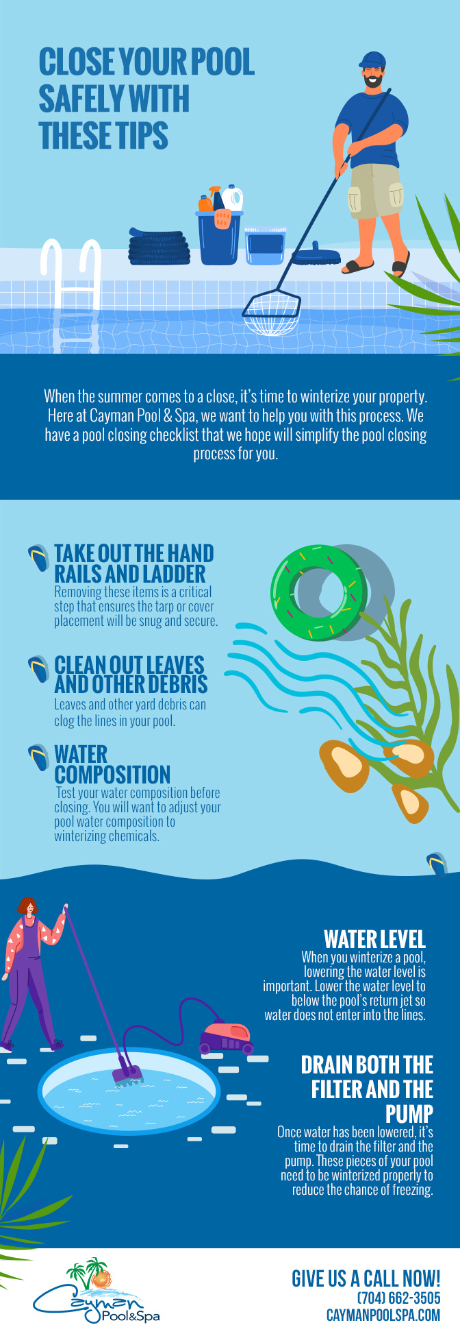 Close Your Pool Safely With These Tips [infographic]